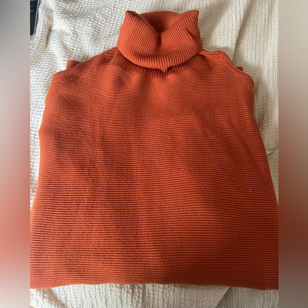 Amazon Orange Sweater Dress